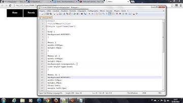 Aprenda a Criar um Menu Horizontal