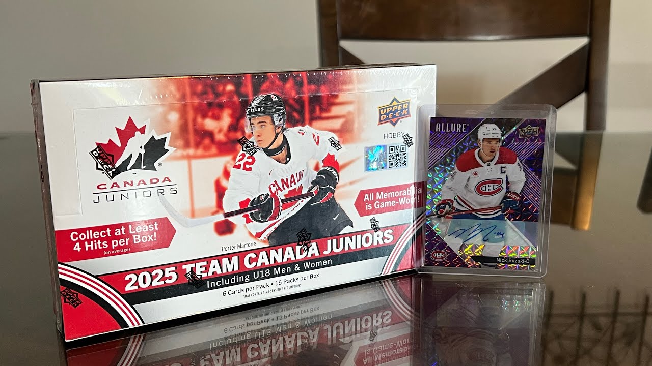 2025 Upper Deck Team Canada Juniors Hockey Hobby Box 