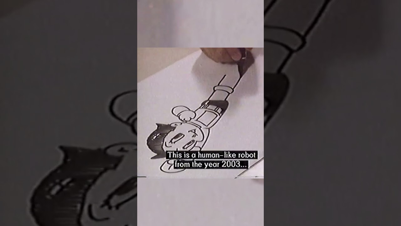 Osamu Tezuka Drawing Astro Boy!!! (Rare!) 
