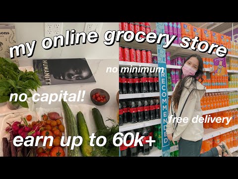 how i created my ONLINE GROCERY STORE as a student with NO CAPITAL | philippines