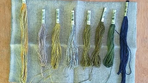 DIY OVERDYED FLOSS TUTORIAL -  Cabin in the Woods