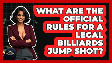 What Are The Official Rules For A Legal Billiards Jump Shot? - Billiards Hustlers