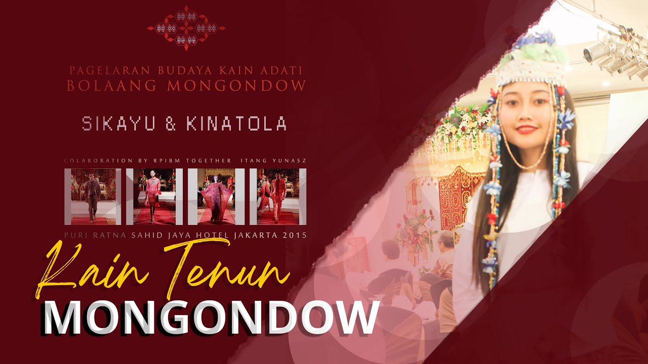 Kain Adat Sikayu Bolaang Mongondow (Tenun Asli Mongondow) - YouTube