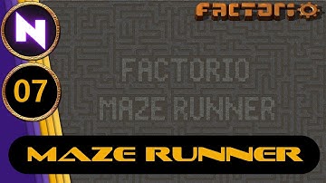 Factorio 0.17 Maze Runner #7 PLASTIC DESIGN