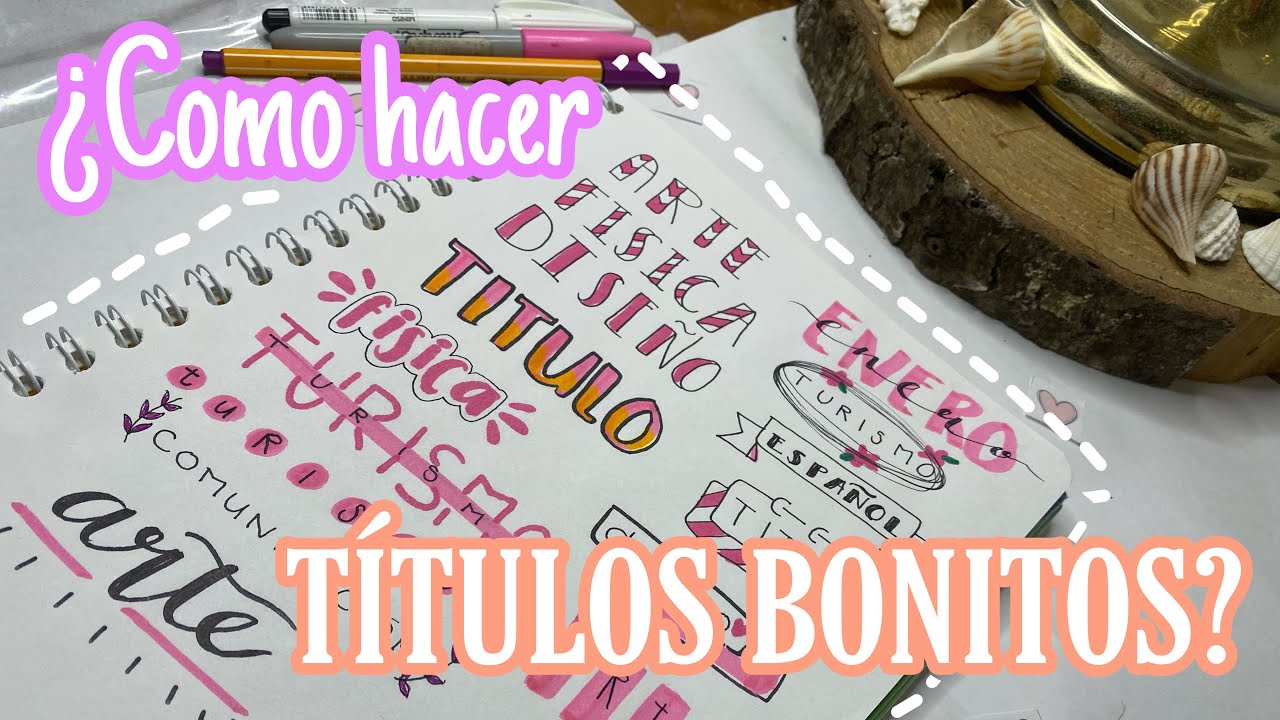 COMO HACER TÍTULOS BONITOS Y FACILES/ Karen Rg - thptnganamst.edu.vn