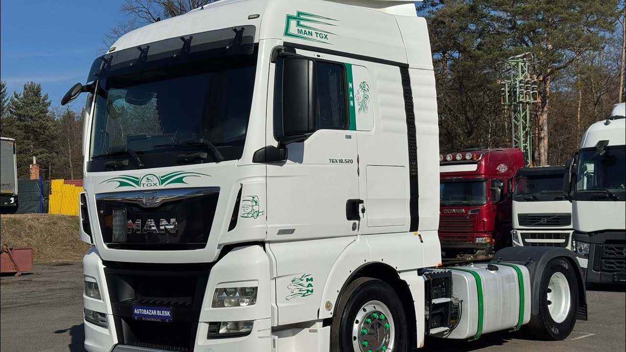 MAN TGX 18.520 D38  RETARDER EURO 6