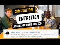 Entretien campus france et admission cole priv  simulation complte