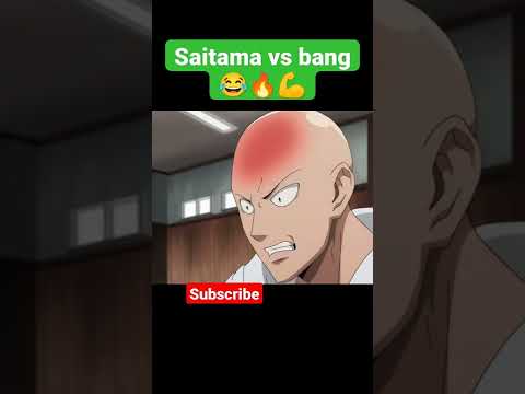 Saitama Vs Bang Funny Moment Saitama Badass Funny