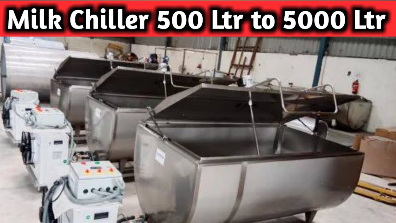 Milk Chiller Machine Milk Chiller Tank Milk Chilling Plant Business Bulk Milk Chilling