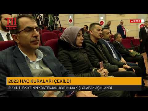 2023 HAC KURALARI ÇEKİLDİ