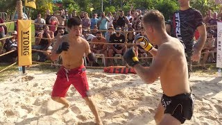 Poland fighter vs Russian wrestler !!! MMA !!!