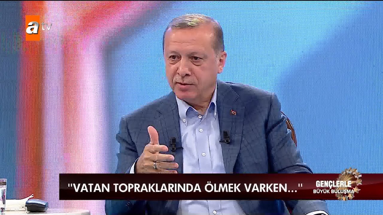 Image result for Erdoğan ATV gençlerle