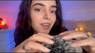 ASMR scratching your itchy brain 🧠 brain massage, fluffy mic triggers, mic scratching, asmr up close