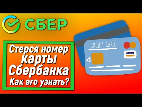 Стерся номер карты Сбербанка. Как его узнать? Что делать?