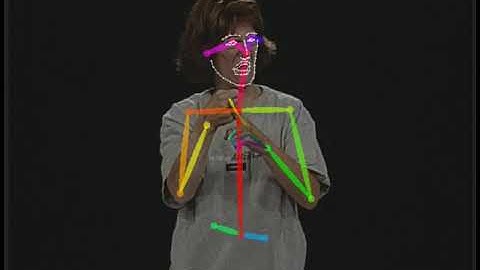 Purdue ASL Openpose Result on Video