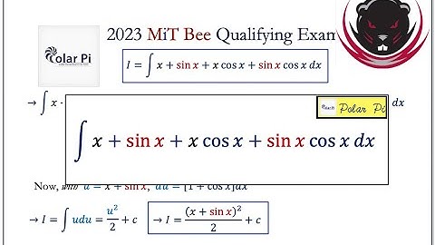 2023 MiT Integration Bee Qualifying Exam [Problem * ]