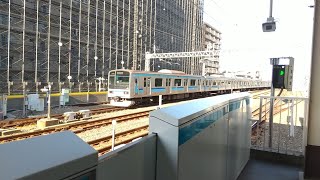 東京メトロ東西線E231系800番台(機器更新車)各駅停車西船橋行きの発車(葛西)