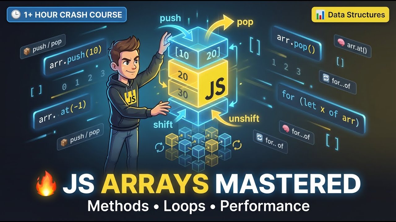Master JavaScript Arrays | Declaration, Methods, Loops Many More | Deep ...
