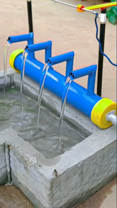 how to make mini water pump science project diy tractor #waterpump #water #shorts #viral #tubewell