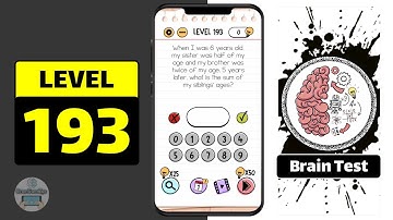 Brain Test Level 193 Walkthrough