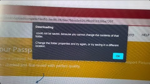 Tails OS download quick Fix - Could not be saved, because you cannot change the contents of that