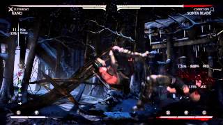 MKX Kano Cutthroat 35% Corner Combo 1 Bar