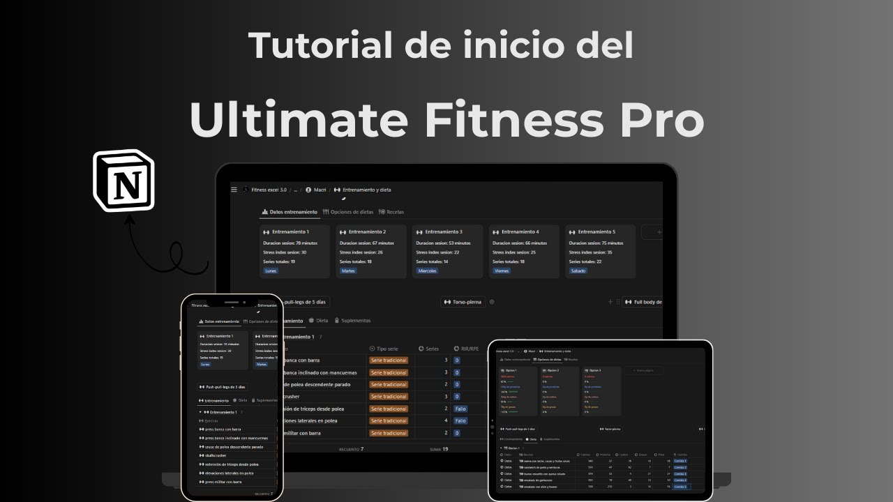 Tutorial de inicio del ultimate fitness pro - YouTube