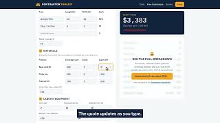 Free Contractor Calculators and Templates | Contractor Toolkit Walkthrough