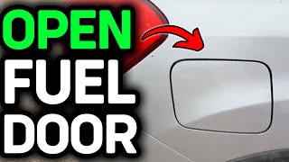 HOW TO OPEN GAS DOOR ON SUBARU IMPREZA