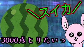 【朝活/スイカゲーム】おはよう！スイカ2000点逝ったら飯行く【#Vtuber/かったん】