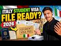 How to Prepare Italy Student Visa File 2026 🇮🇹 | Complete Checklist (Avoid Rejection)