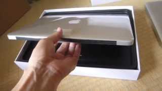 2013年モデル 開封レビュー MacBook air 13インチ core i7 inドラクエ