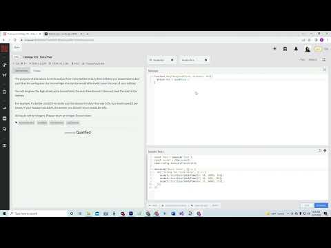 Codewars 8 kyu Holiday VIII - Duty Free JavaScript