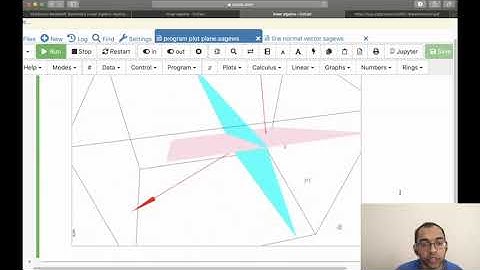 plotting in sage a plane through a given point normal to given vector