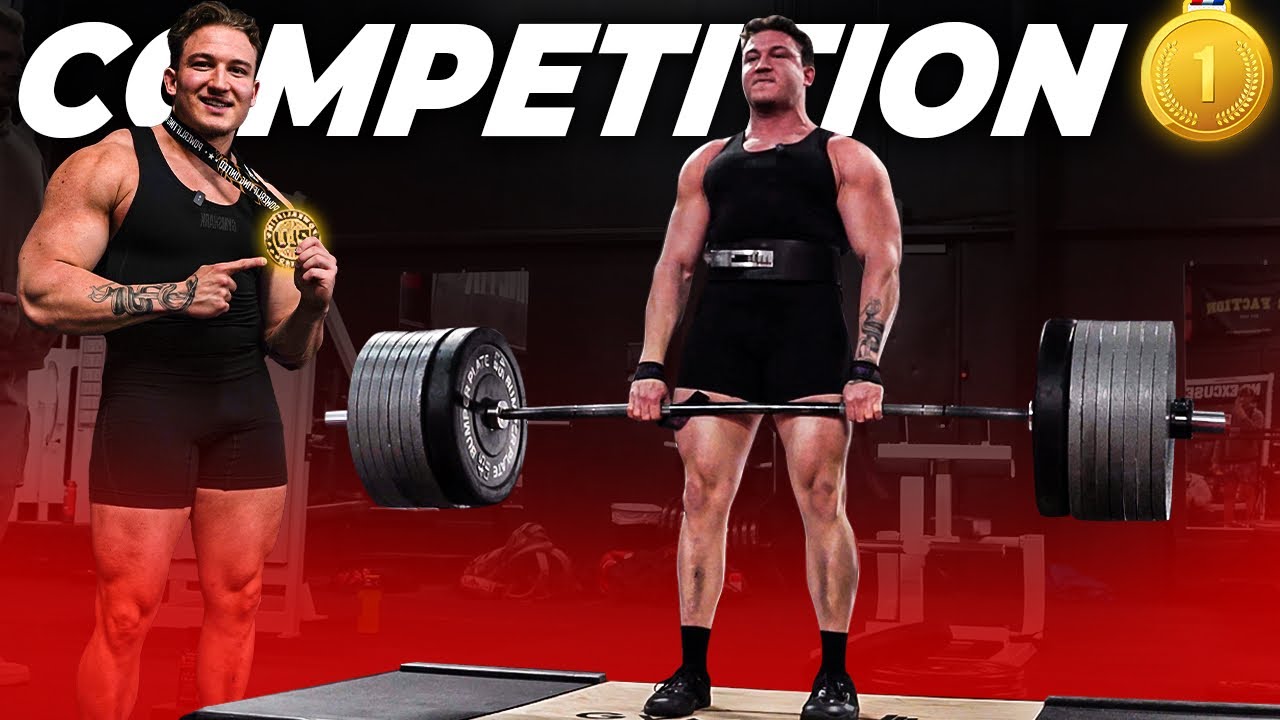 Entering Local Powerlifting Meet & Winning Overall 🥇 (UNNATURAL)