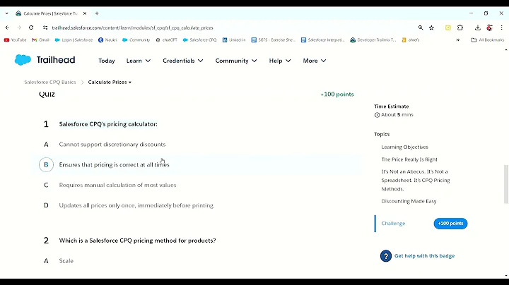 Calculate Prices || Salesforce CPQ Basics || Salesforce Trailhead
