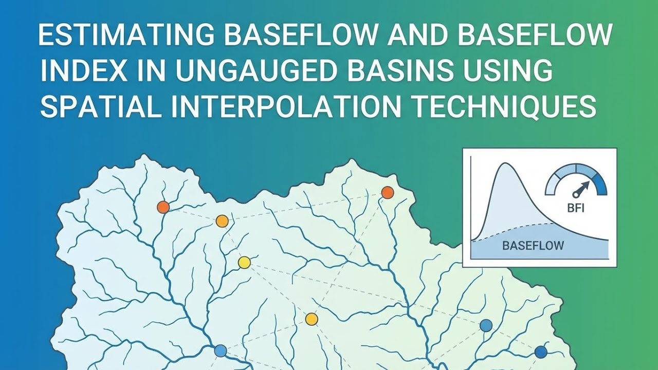 Estimating Baseflow and Baseflow Index in Ungauged Basins - YouTube
