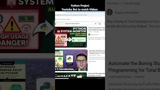Automate YouTube Views with Python (Selenium Bot) | Search &amp; Watch Bot |(Get More Views?)