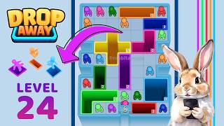 Drop Away Level 24 Solution Walkthrough
