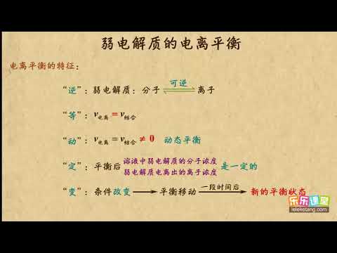 04弱电解质的电离平衡1   化学反应速率和化学平衡   高中化学