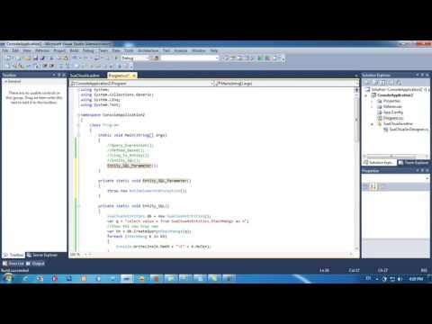 Entity SQL Parameter