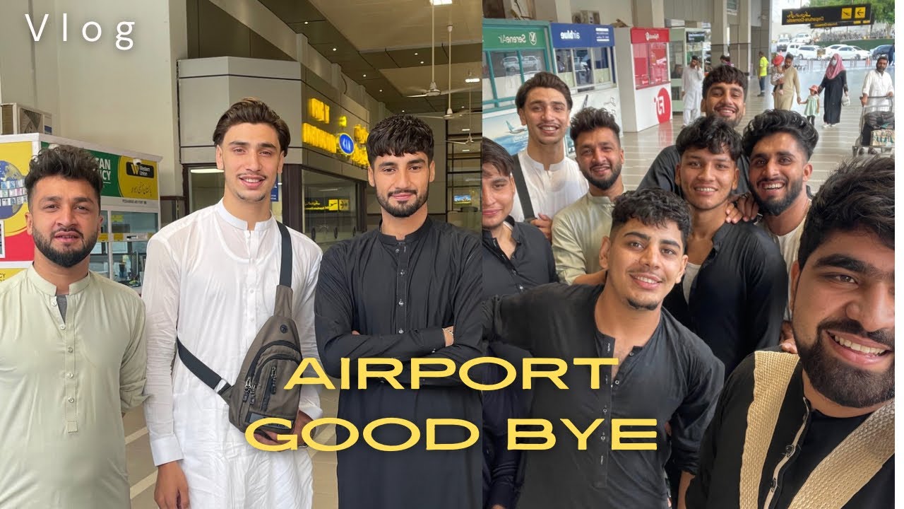 Sending Off Our Friend to UK#Airport|Saleh khana|Kotli kalan