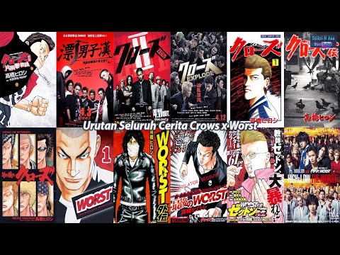 Urutan Seluruh Cerita Seri Crows X Worst Sesuai Timeline |Udahkah Kalian Simak Semua Film & Manganya