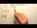 AP Physics C  Electric Force  Field 1  E by Ring of Charge