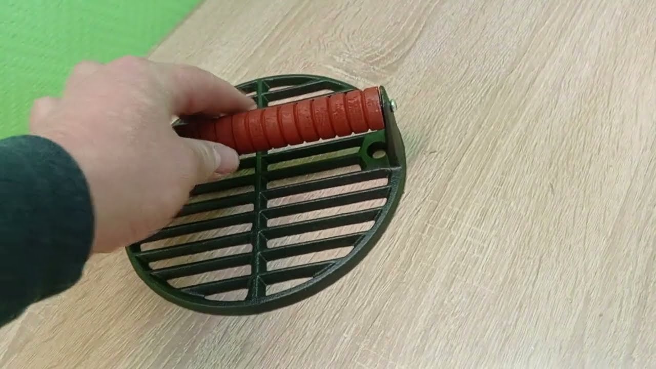 Пресс для гриля «Эмбер Каст» чугун, дерево; D=19, 5см Prohotel Ember Cast арт 1064904