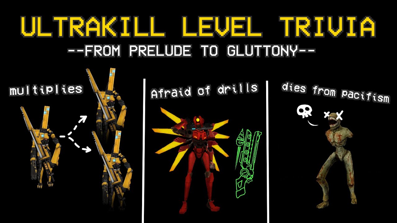 Ultrakill Revamp Update ULTRAKILL Act I Facts - from Prelude to Gluttony | ULTRA_REVAMP Update ...