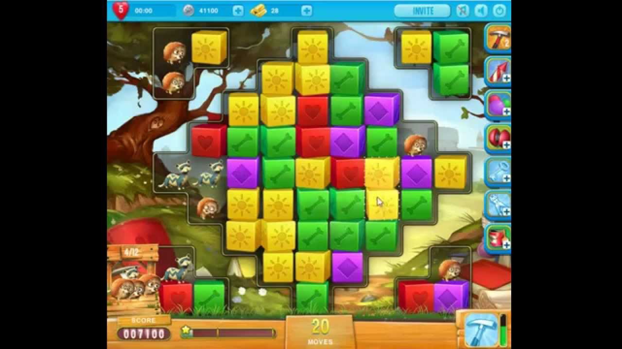 Pet Rescue Saga level 767 no buyed hammers 😈 ►TOBIAS DEAMON◄