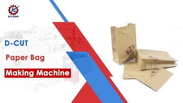 Automatic  D cut paper bag making machine