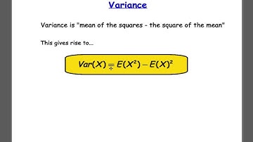 Edexcel S1 Tutorial 18 Mean and variance of discrete r.v