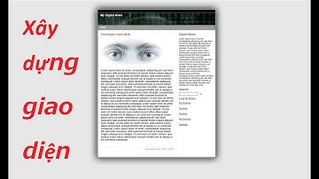 [LAB WEB] Bài Digital - Video 1 - Xây dựng giao diện font-end